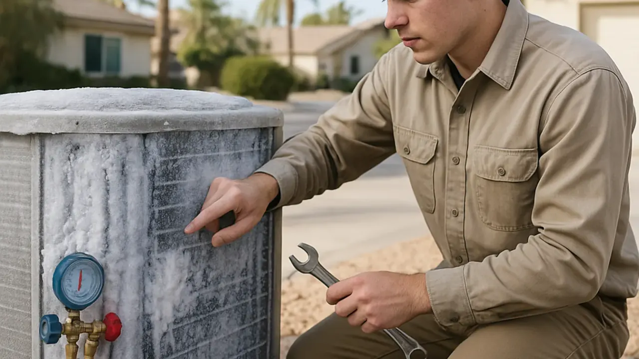 Why does my heat pump freeze up in winter: frozen heat pump outdoor unit
